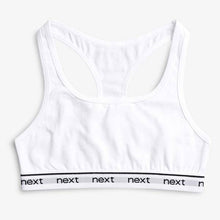 Load image into Gallery viewer, Black/Grey 3 Pack Racer Back Crop Tops (Older) - Allsport