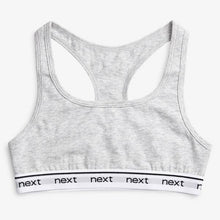 Load image into Gallery viewer, Black/Grey 3 Pack Racer Back Crop Tops (Older) - Allsport