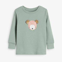 Load image into Gallery viewer, Pink/Green/Blue 3 Pack Character Snuggle Pyjamas (9mths-8yrs) - Allsport