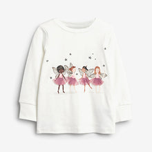 Load image into Gallery viewer, Cream/Pink 3 Pack Fairy Pyjamas (9mths-8yrs) - Allsport