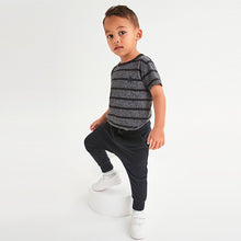 Load image into Gallery viewer, Khaki Green 5 Pack Textured T-Shirts (3mths-6yrs)