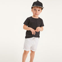 Load image into Gallery viewer, Khaki Green 5 Pack Textured T-Shirts (3mths-6yrs)