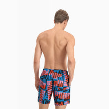 Load image into Gallery viewer, PUMA SWIM BLOCK LOGO MEN'S MID-LENGTH SHORTS