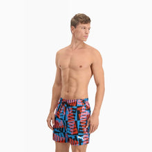 Load image into Gallery viewer, PUMA SWIM BLOCK LOGO MEN'S MID-LENGTH SHORTS