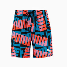 Load image into Gallery viewer, PUMA SWIM BLOCK LOGO MEN'S MID-LENGTH SHORTS