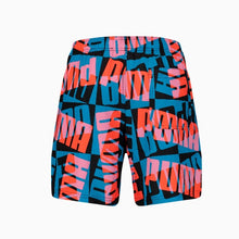 Load image into Gallery viewer, PUMA SWIM BLOCK LOGO MEN'S MID-LENGTH SHORTS