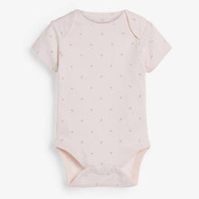 Load image into Gallery viewer, Pink 4 Pack Delicate Bunny Short Sleeved Bodysuits (0mths-18mths) - Allsport