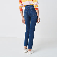 Load image into Gallery viewer, Dark Blue Super Stretch Soft Sculpt Pull-On Slim Leggings