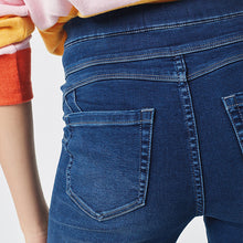 Load image into Gallery viewer, Dark Blue Super Stretch Soft Sculpt Pull-On Slim Leggings