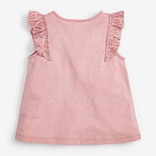 Load image into Gallery viewer, Pink Cotton Frill Vest (3mths-5yrs)
