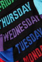 Load image into Gallery viewer, Black 7 Pack Cotton Rich Day Of The Week Socks - Allsport