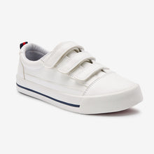 Load image into Gallery viewer, White Strap Touch Fastening Shoes (Older Boys) - Allsport