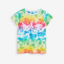 Load image into Gallery viewer, Multi/White Unicorn 2 Pack Cotton Jersey Pyjamas With Flippy Sequins (3-12yrs) - Allsport