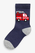 Load image into Gallery viewer, Multi 7 Pack Cotton Rich Transport Socks - Allsport