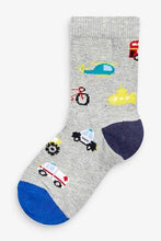 Load image into Gallery viewer, Multi 7 Pack Cotton Rich Transport Socks - Allsport