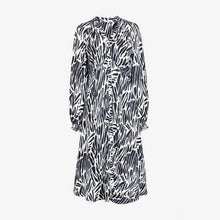 Load image into Gallery viewer, Zebra Print Midi Shirt Dress - Allsport