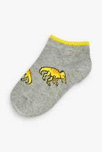 Load image into Gallery viewer, Bright 7 Pack Cotton Rich Dinosaur Trainer Socks - Allsport