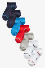 Load image into Gallery viewer, Multi 7 Pack Cotton Rich Trainer Socks - Allsport