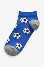Load image into Gallery viewer, Multi 7 Pack Cotton Rich Football Trainer Socks - Allsport