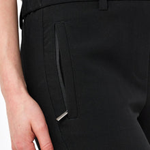 Load image into Gallery viewer, Black Elastic Back Skinny Trousers - Allsport