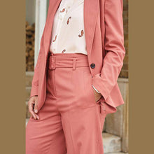 Load image into Gallery viewer, Pink Emma Willis Belted Wide Leg Trousers - Allsport