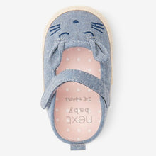 Load image into Gallery viewer, Denim Bunny Mary Jane Baby Shoes (0-18mths) - Allsport