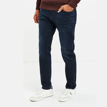 Load image into Gallery viewer, Deep Blue Belted Jeans With Stretch - Allsport