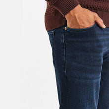 Load image into Gallery viewer, Deep Blue Belted Jeans With Stretch - Allsport
