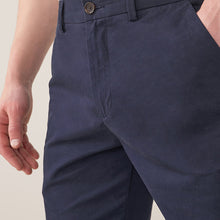 Load image into Gallery viewer, Navy Slim Fit Elasticated Waist Comfort Chinos - Allsport
