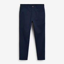 Load image into Gallery viewer, Navy Slim Fit Elasticated Waist Comfort Chinos - Allsport
