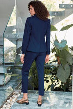 Load image into Gallery viewer, Blue  Single Breasted Tailored Fit Jacket - Allsport