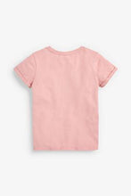 Load image into Gallery viewer, Pink Flippy Sequin Animal Heart T-Shirt - Allsport