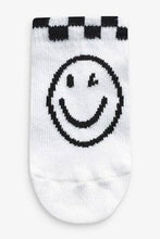 Load image into Gallery viewer, Monochrome 7 Pack Cotton Rich Checkerboard Trainer Socks - Allsport