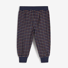 Load image into Gallery viewer, Navy Bear 2 Pack Check Pyjamas (9mths-5yrs)