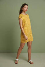 Load image into Gallery viewer, Ochre Spot Relaxed Capped Sleeve Tunic - Allsport