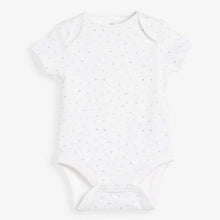 Load image into Gallery viewer, White Cotton Giraffe Sleepsuit, Bodysuit, Bib & Hat Set (0-3mths) - Allsport