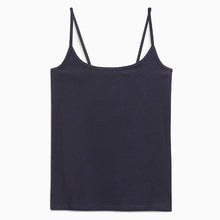 Load image into Gallery viewer, Navy Thin Strap Vest