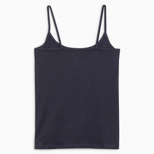 Load image into Gallery viewer, Navy Thin Strap Vest