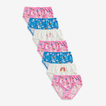 Load image into Gallery viewer, Pink/Blue Unicorn 7 Pack Briefs (1.5-12yrs) - Allsport