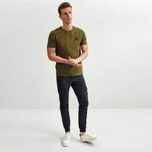 Load image into Gallery viewer, Navy Blue Slim Fit Stretch Utility Trousers