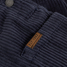 Load image into Gallery viewer, Indigo Blue Jumbo Cord Lined Dungarees (3mths-6yrs) - Allsport