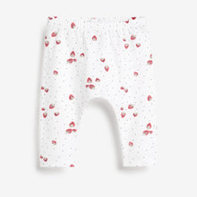Load image into Gallery viewer, Red/Navy/White 3 Pack Strawberry Leggings (0mths-6mths) - Allsport