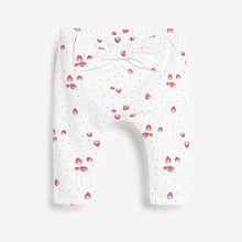 Load image into Gallery viewer, Red/Navy/White 3 Pack Strawberry Leggings (0mths-6mths) - Allsport