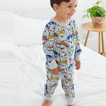 Load image into Gallery viewer, Blue/White PAW Patrol 2 Pack Snuggle Pyjamas (12mths-6yrs) - Allsport