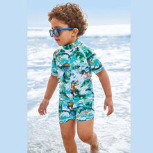 Load image into Gallery viewer, Dino Print 2 Piece Sunsafe Set (3mths-5yrs) - Allsport