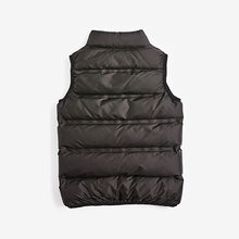 Load image into Gallery viewer, Black Padded Gilet (3-12yrs) - Allsport