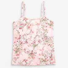 Load image into Gallery viewer, Pink/Cream 3 Pack Oriental Strappy Cami Vests (1.5-12yrs)