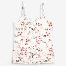 Load image into Gallery viewer, Pink/Cream 3 Pack Oriental Strappy Cami Vests (1.5-12yrs)