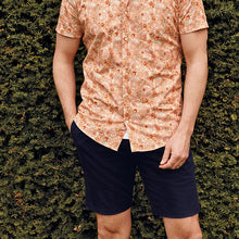 Load image into Gallery viewer, Navy Smart Slim Fit Stretch Chino Shorts - Allsport