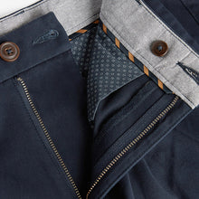 Load image into Gallery viewer, Navy Smart Slim Fit Stretch Chino Shorts - Allsport